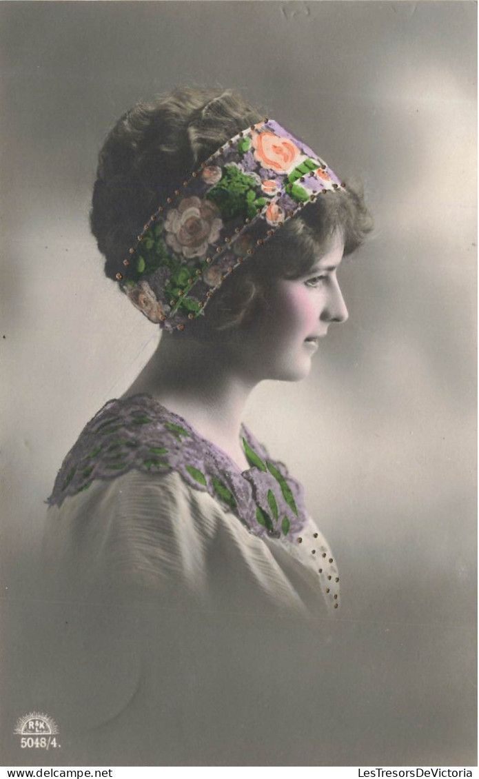 FANTAISIES -  Femme - Profil - Carte Postale Ancienne - Mujeres