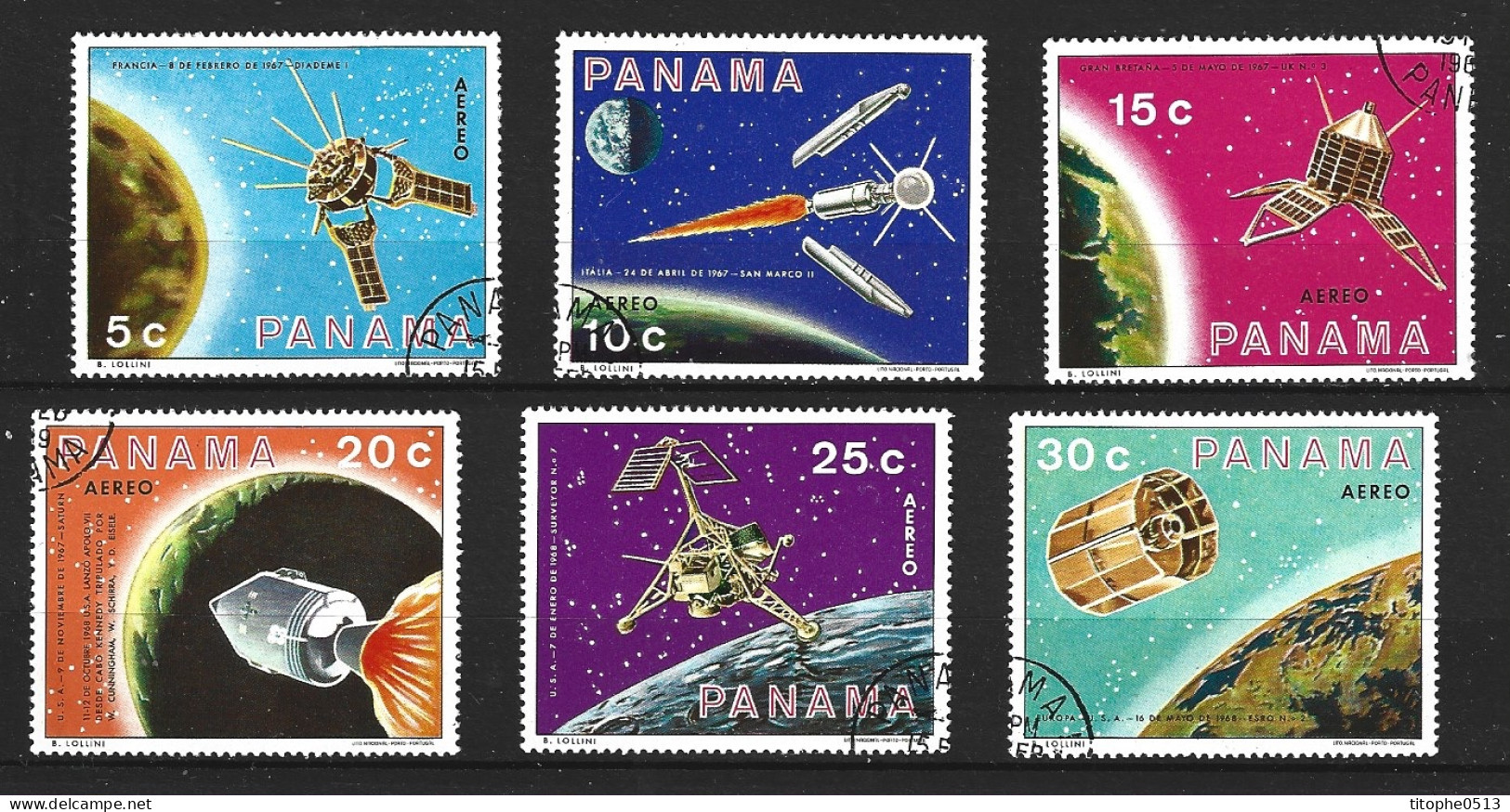 PANAMA. PA Oblitérés De 1969. Satellites. - North  America