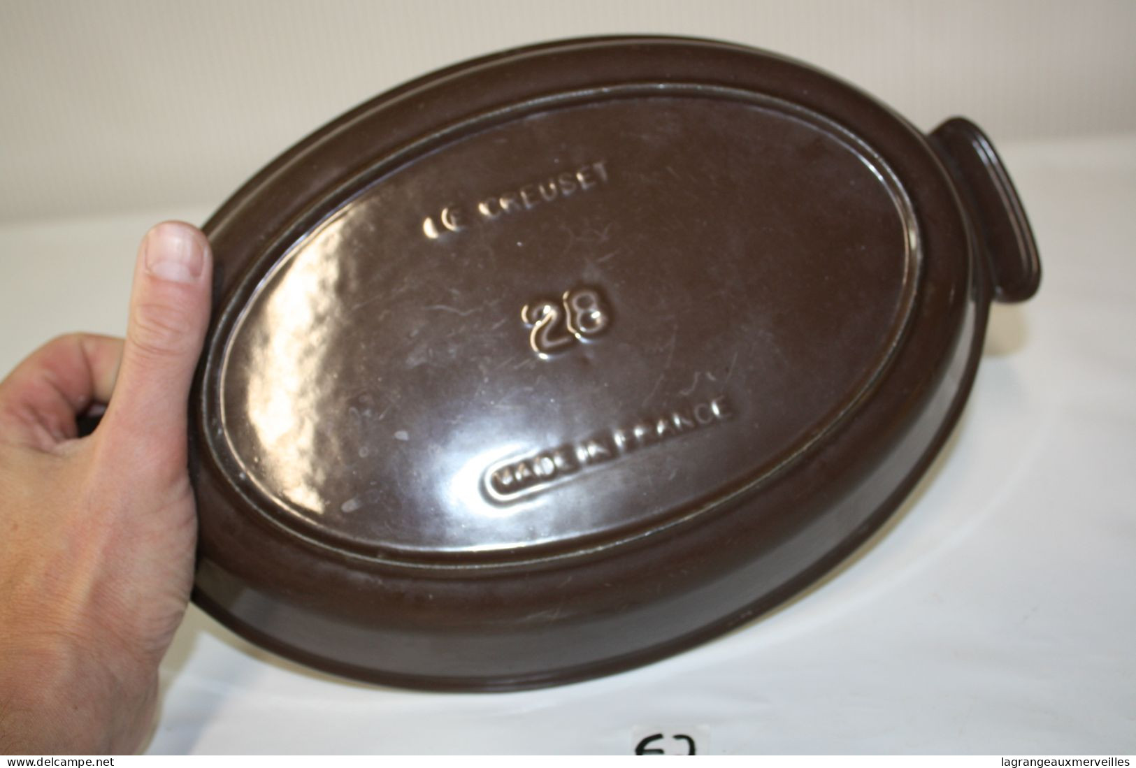 E2 Ancien Plat - Marmite - Le Creuset 28 - Made In France - Arte Oriental