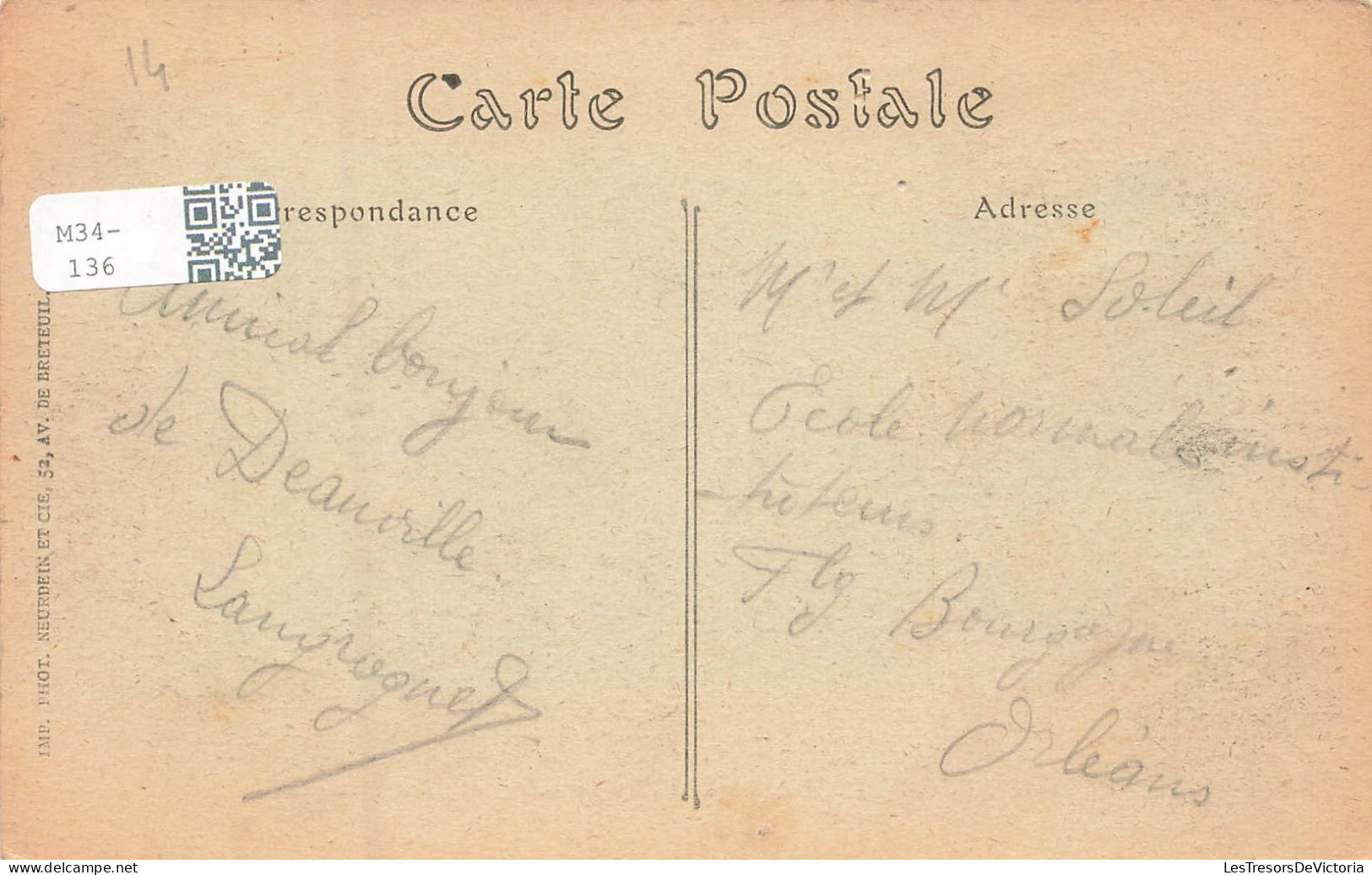 FRANCE - Deauville La Plage Fleurie - La Terrasse Vue Sur Trouville - Carte Postale Ancienne - Deauville