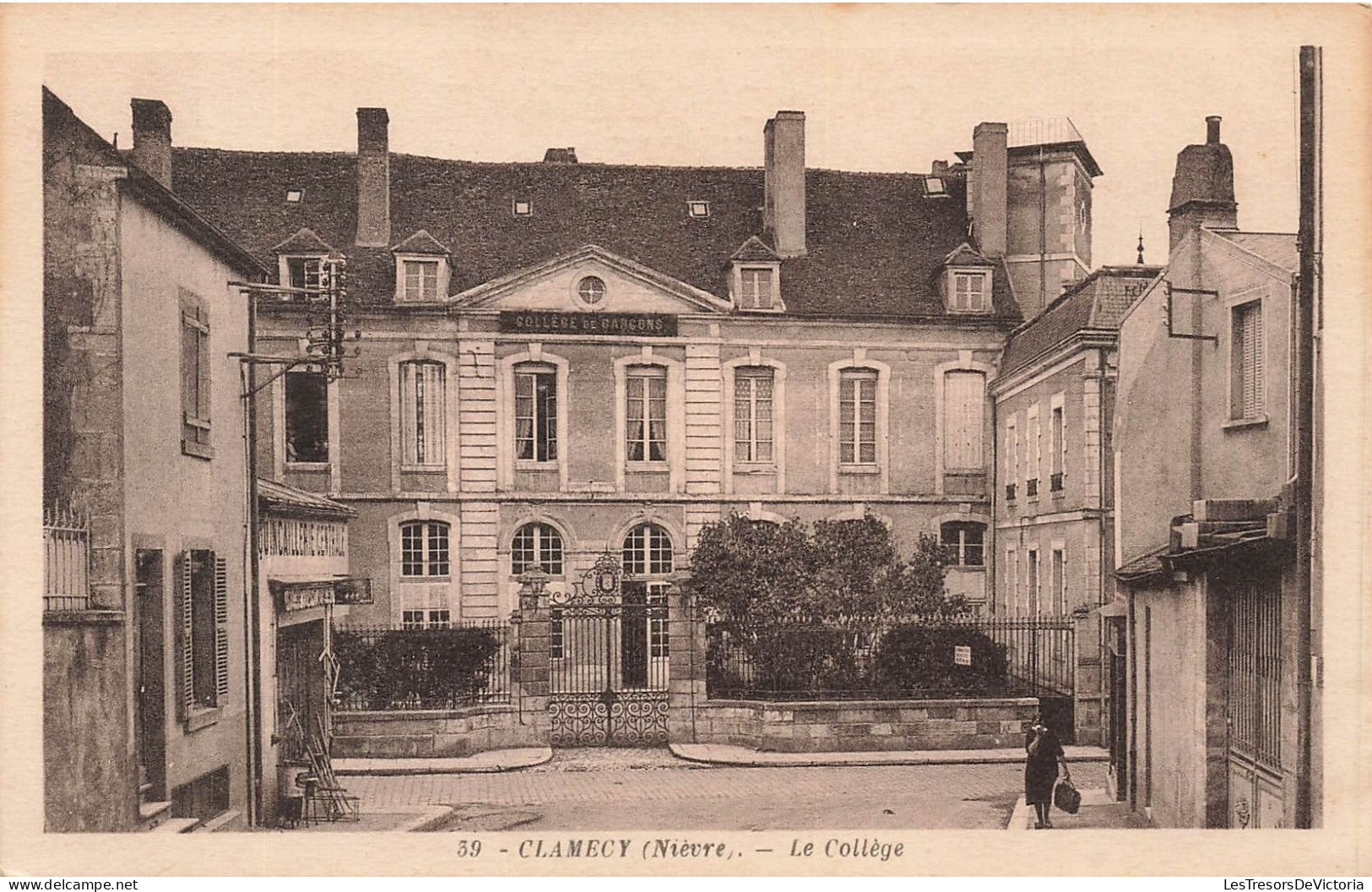 FRANCE - Clamecy (Nièvre) - Le Collège - Carte Postale Ancienne - Clamecy