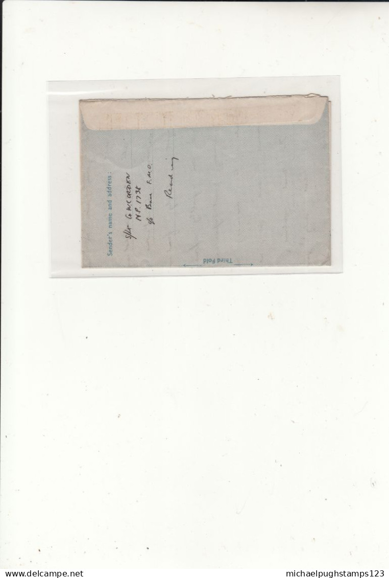 G.B. / Royal Navy / Canada Military Mail / Germany / Censorship - Non Classés