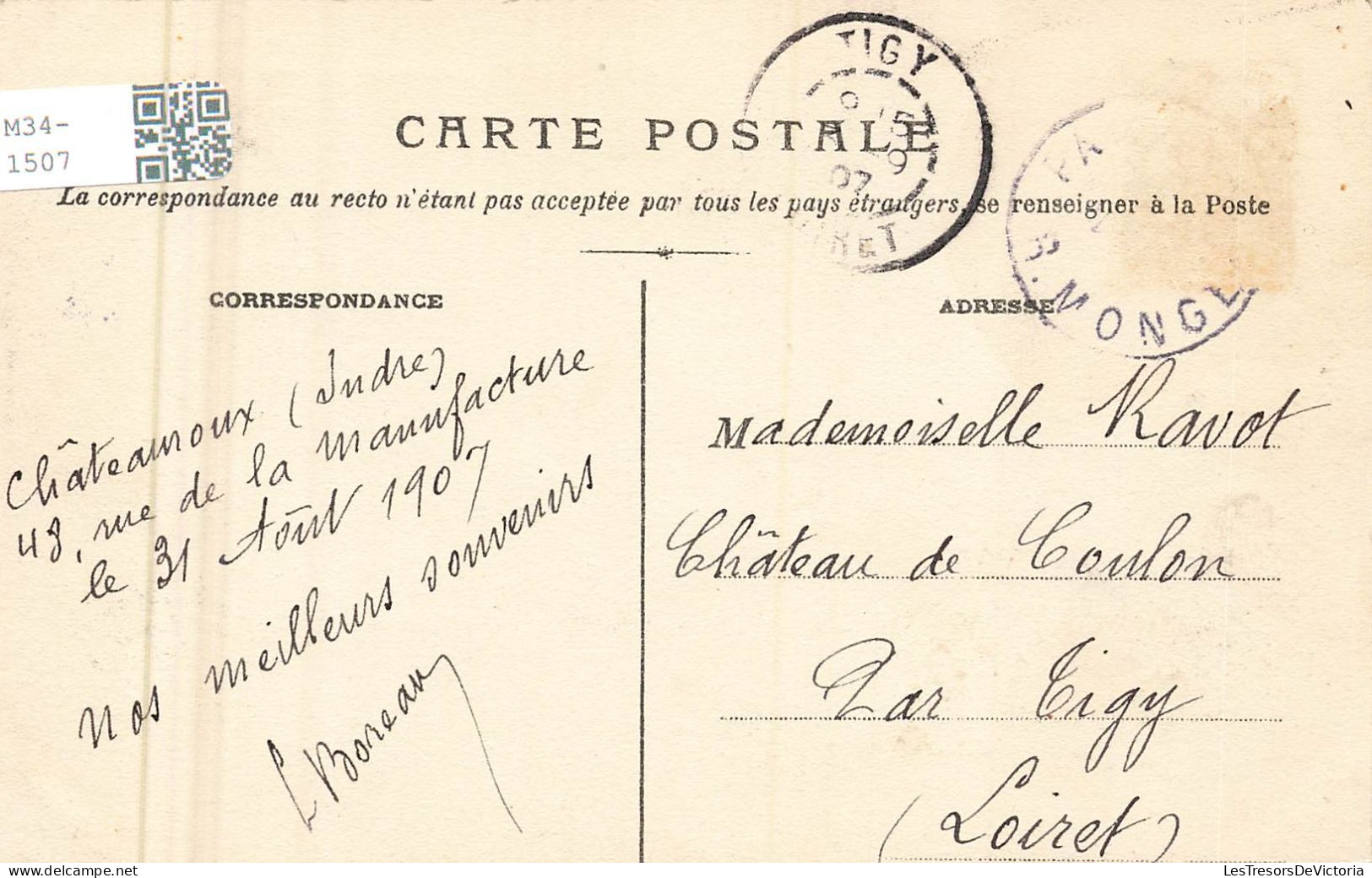 FRANCE - Gargilesse - Maison De George Sand - Carte Postale Ancienne - Altri & Non Classificati