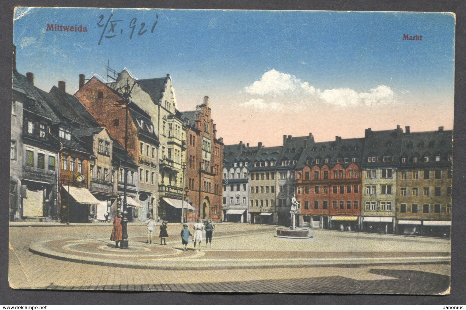 MITTWEIDA  GERMANY, Year 1921 - Mittweida