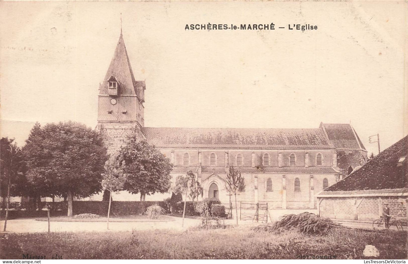 FRANCE - Aschères Le Marché - L'Eglise - Carte Postale Ancienne - Sonstige & Ohne Zuordnung