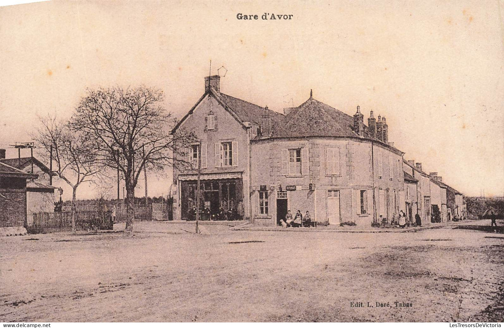 FRANCE - Gare D'Avor - Eidt L Doré - Carte Postale Ancienne - Avord