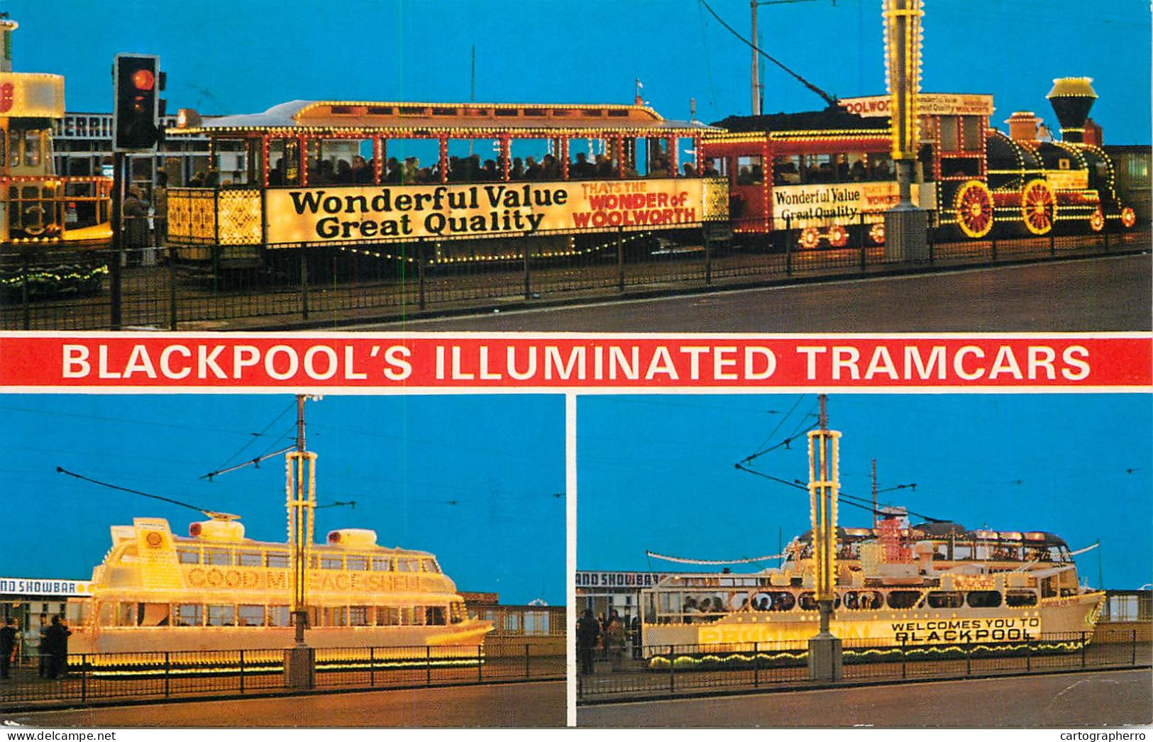 United Kingdom England Blackpool Tramcars - Blackpool