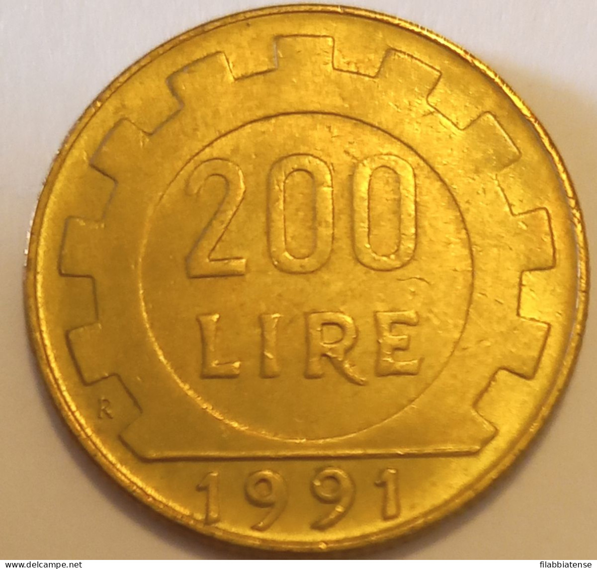 1991 - Italia 200 Lire     ------ - 200 Lire