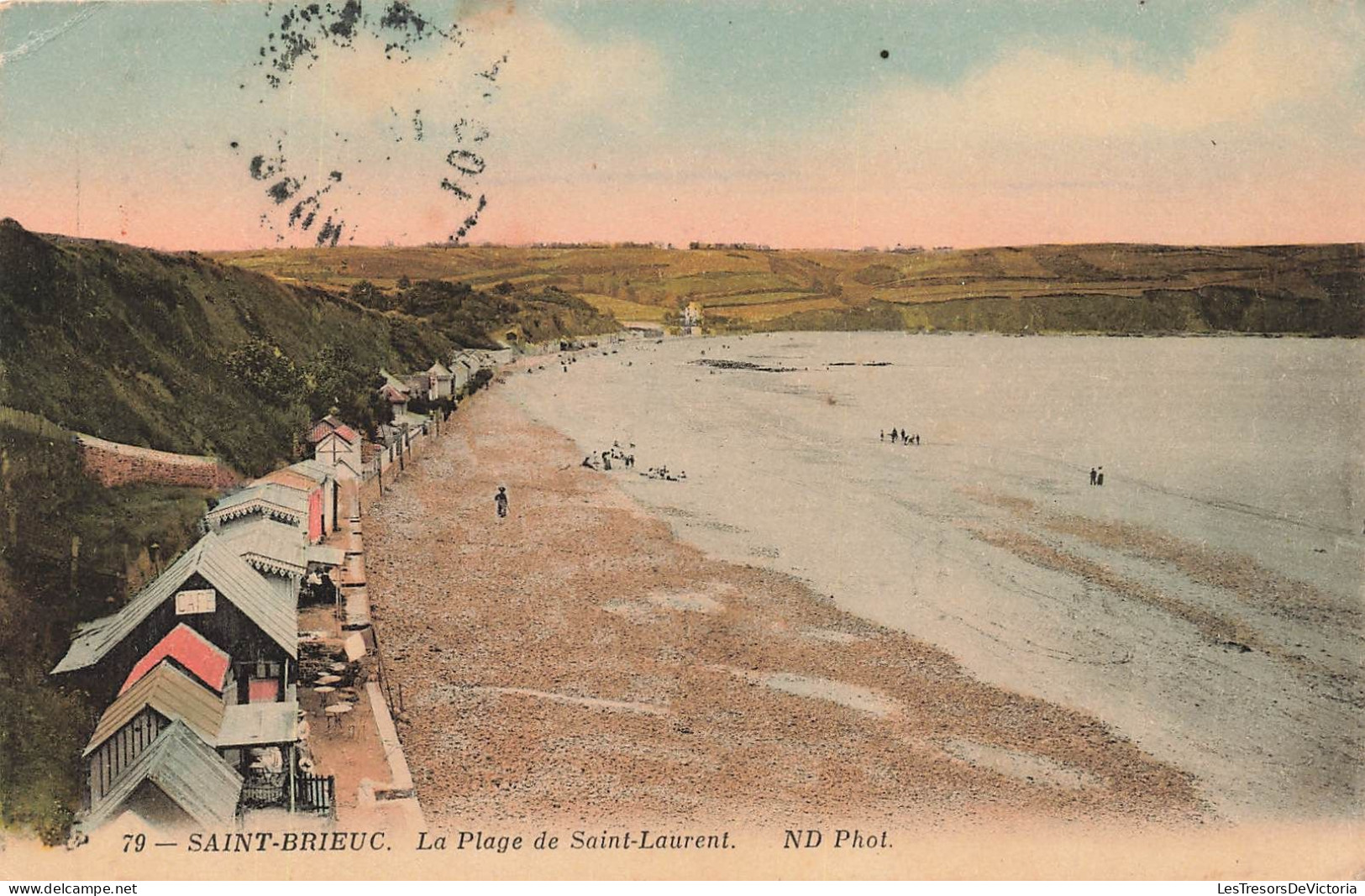 FRANCE - Saint Brieuc - La Plage De Saint Laurent - ND Phot - Carte Postale Ancienne - Saint-Brieuc