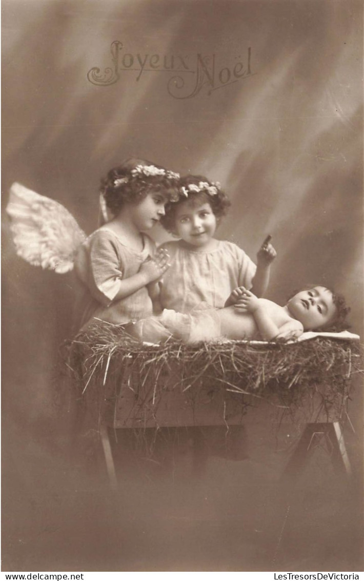 FÊTES - VŒUX - Joyeux Noël - Anges - Bébé - Carte Postale Ancienne - Altri & Non Classificati