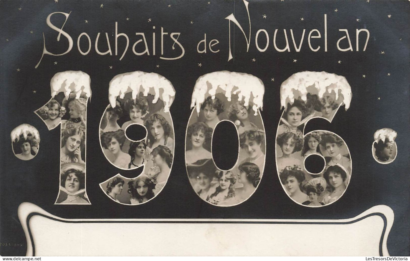 FÊTES - VŒUX - Souhaits De Nouvel An - 1906 - Carte Postale Ancienne - Nouvel An