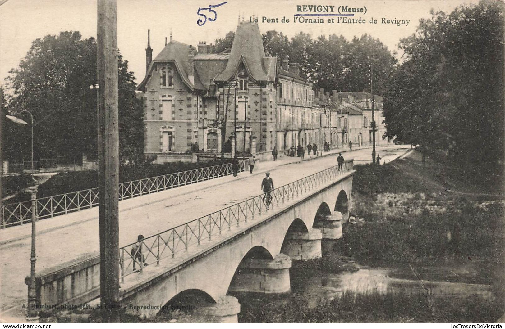 FRANCE - Revigny - Le Pont De L'Ornain Et L'entrée De Revigny - Carte Postale Ancienne - Revigny Sur Ornain
