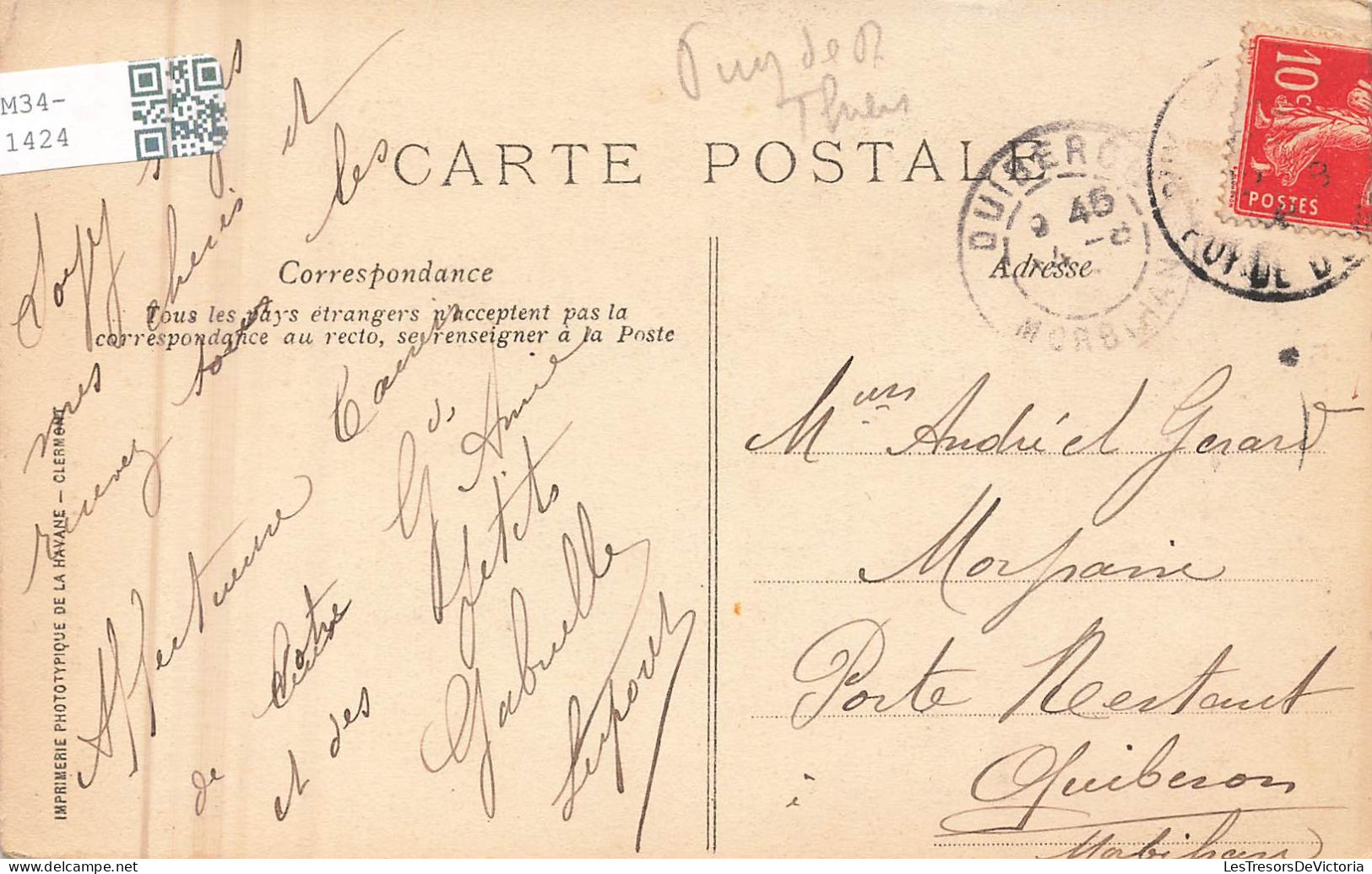 FRANCE - Ris - Le Pont De Ris - Carte Postale Ancienne - Autres & Non Classés