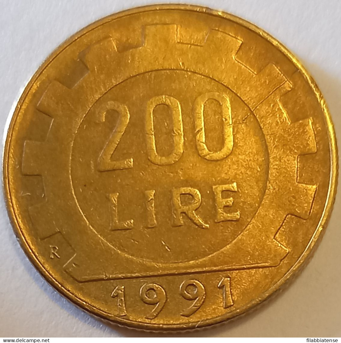 1991 - Italia 200 Lire     ------ - 200 Liras