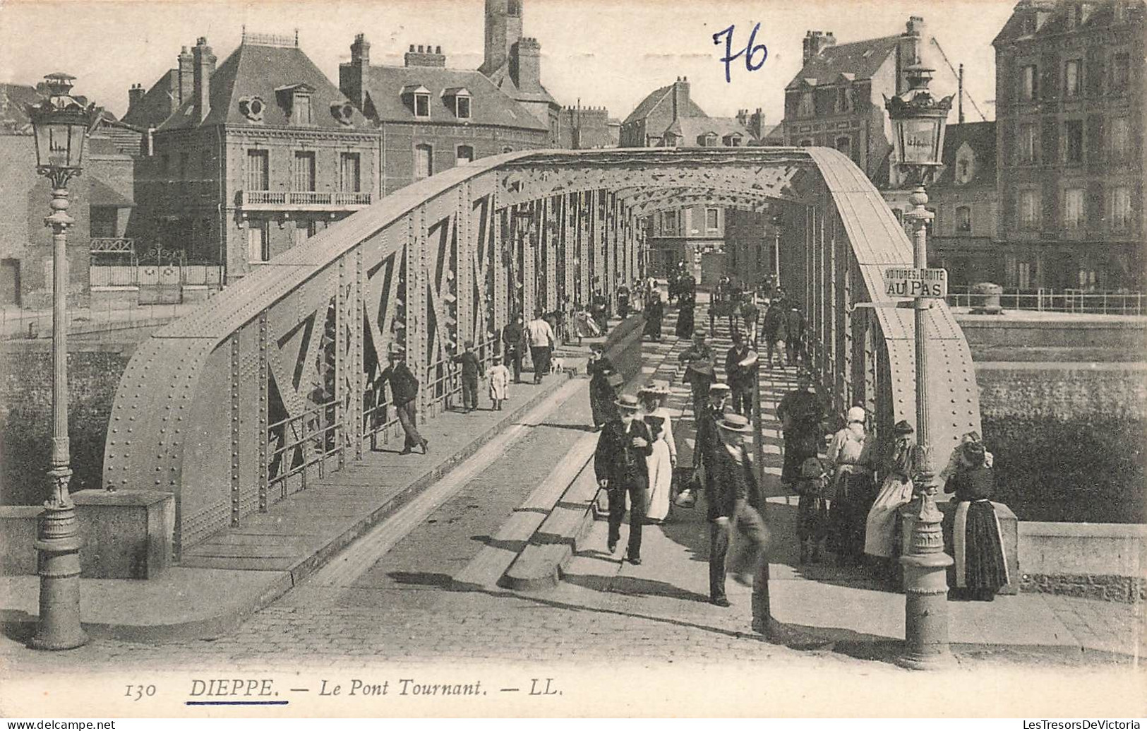 FRANCE - Dieppe - Le Pont Tournant - Carte Postale Ancienne - Dieppe