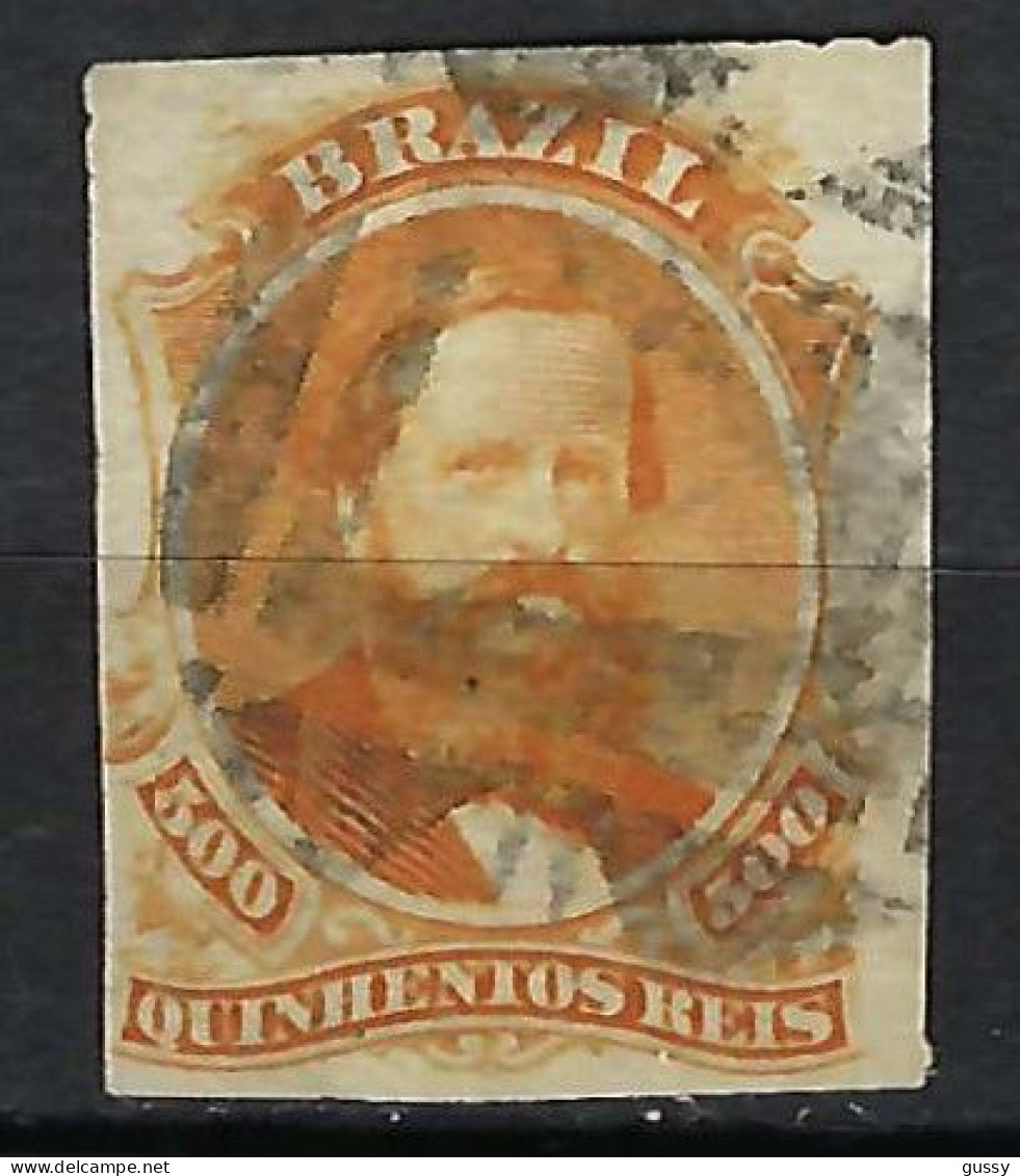 BRESIL Ca.1876-77: Le Y&T 36 Obl.,pas De Pli, Infime Aminci - Used Stamps