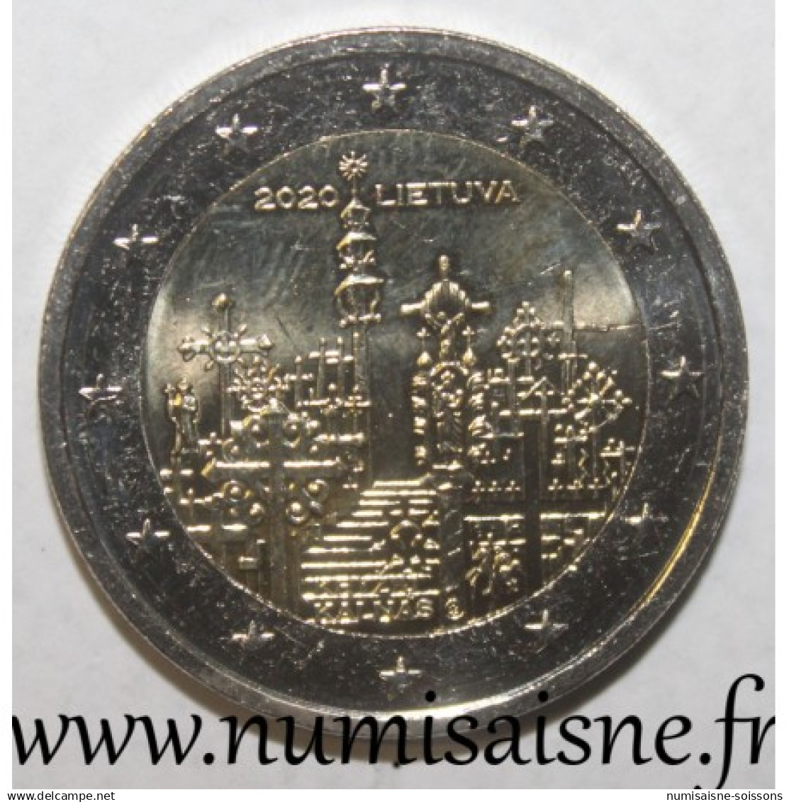 LITUANIE - 2 EURO 2020 - LA COLLINE DES CROIX - SPL - Litauen