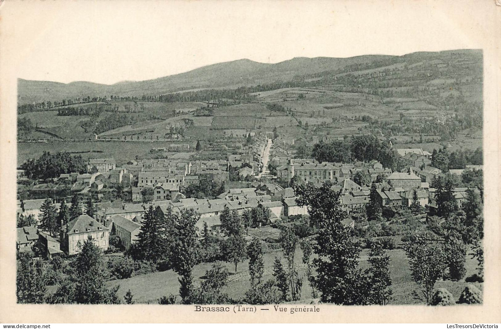 FRANCE - Brassac (Tarn) - Vue Générale -  Carte Postale Ancienne - Brassac