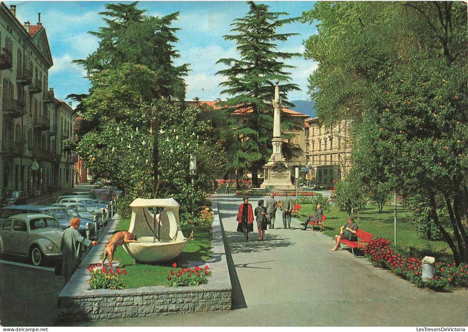 SUISSE - Lugano - Monumento All Indipendenza - Colorisé - Carte Postale - Lugano