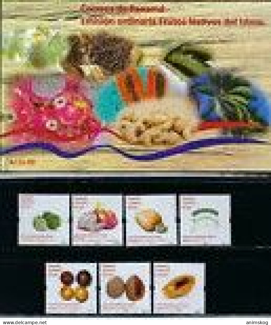 Panama 2019, Markenheftchen Incl. 6 Sätzen, Früchte, Kaktus / Panama 2019, Booklet Incl. 6 Sets, Fruits, Cactus - Sukkulenten