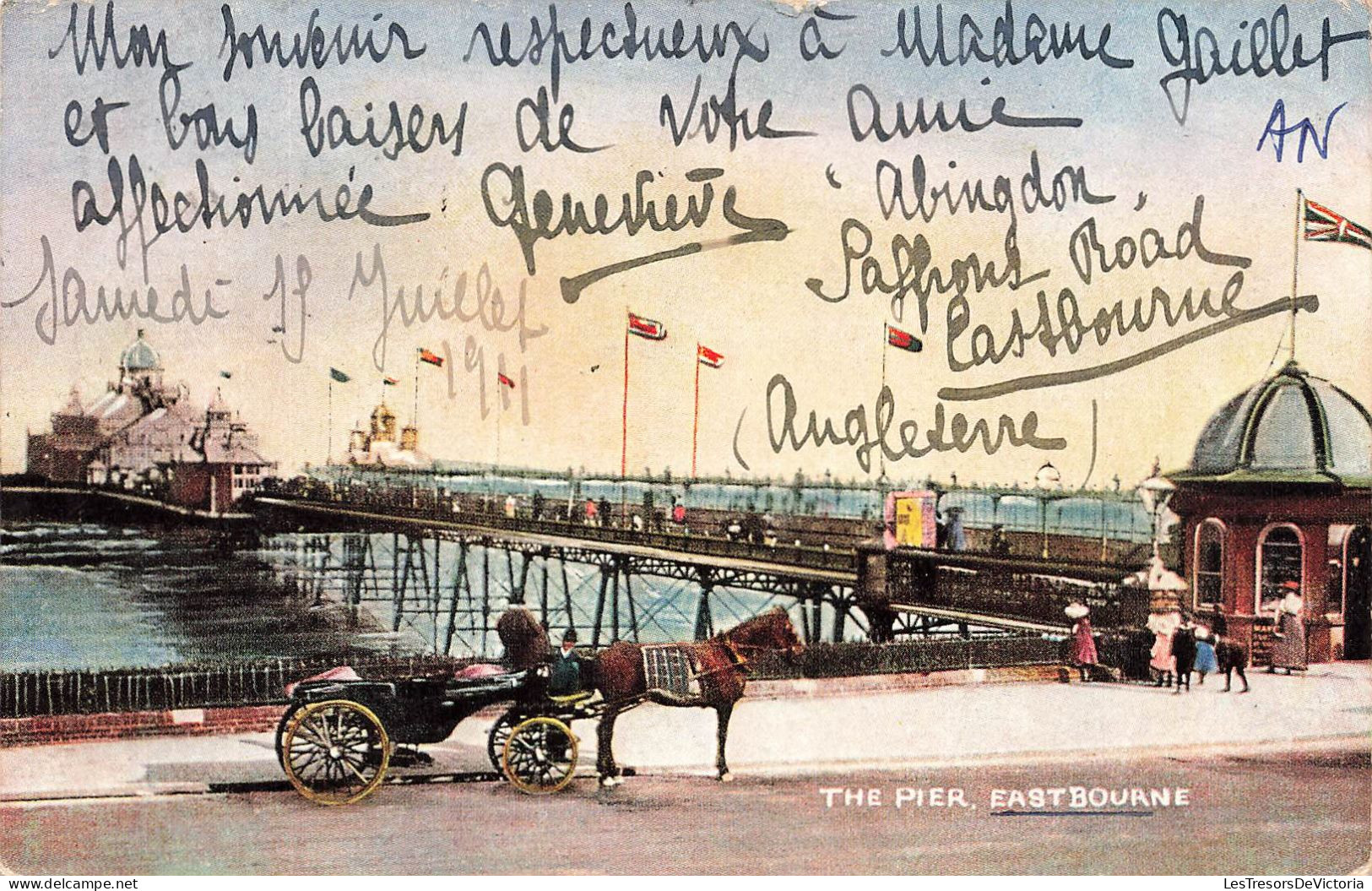 ROYAUME-UNI - Angleterre - Eastbourne - The Pier - Carte Postale Ancienne - Autres & Non Classés