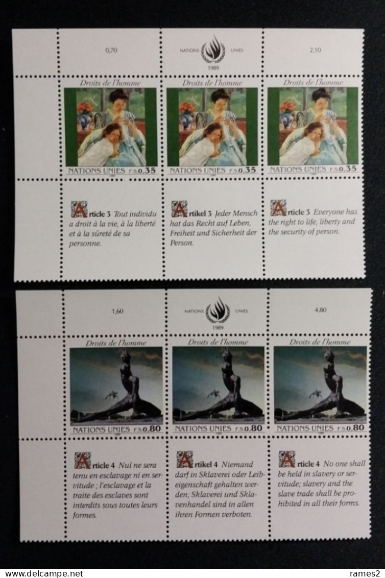 Nations Unies > Office De Genève > 1980-1989 > Neufs N°180/185** - Unused Stamps