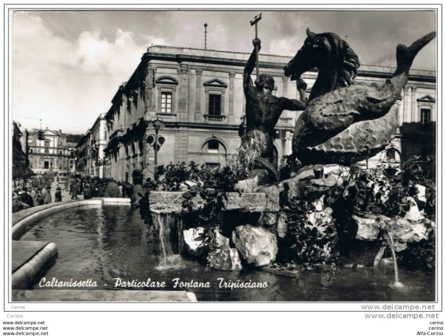 CALTANISSETTA:  PARTICOLARE  FONTANA  TRIPISCIANO  -  FOTO  -  FG - Caltanissetta