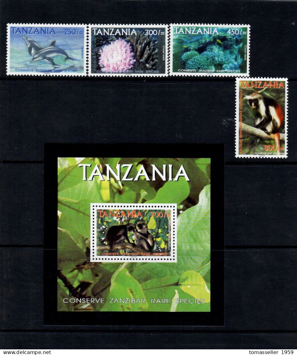 Tanzania -2001 Year Set- 9 Issues.MNH** - Tanzanie (1964-...)