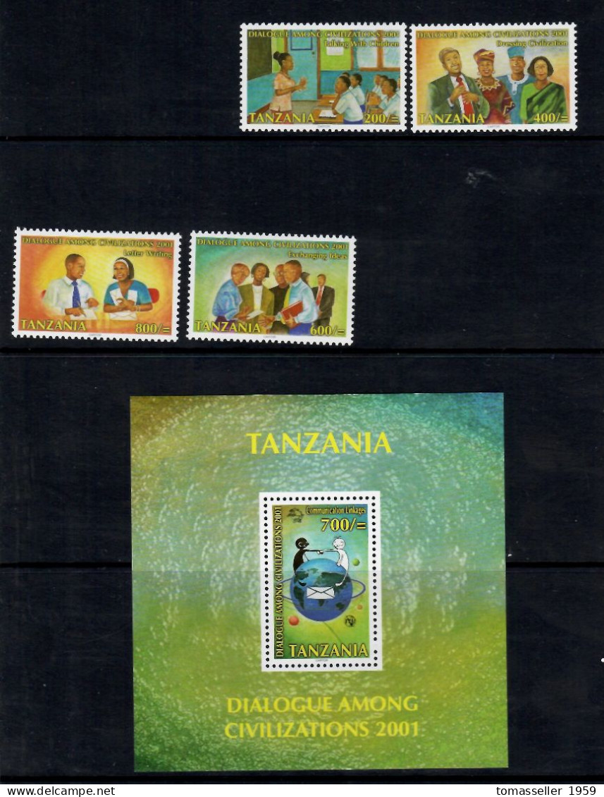 Tanzania -2001 Year set- 9 issues.MNH**