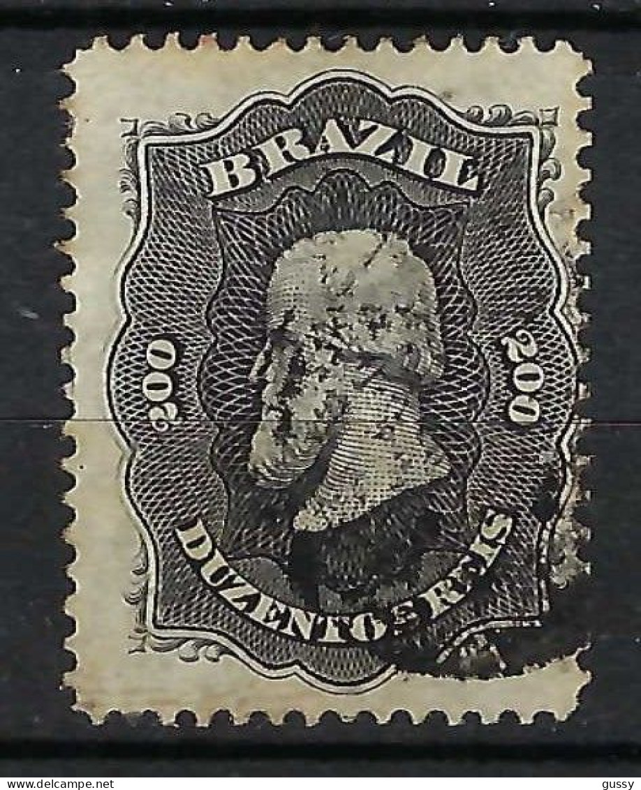 BRESIL Ca.1866: Le Y&T 28 Obl. , Var. "grand Format De Dentelure", TB Qualité - Gebruikt