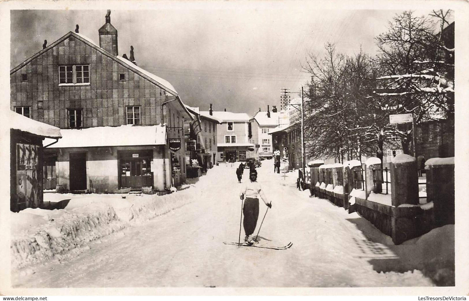 FRANCE - Les Rousses - La Grande Rue - Carte Postale Ancienne - Andere & Zonder Classificatie