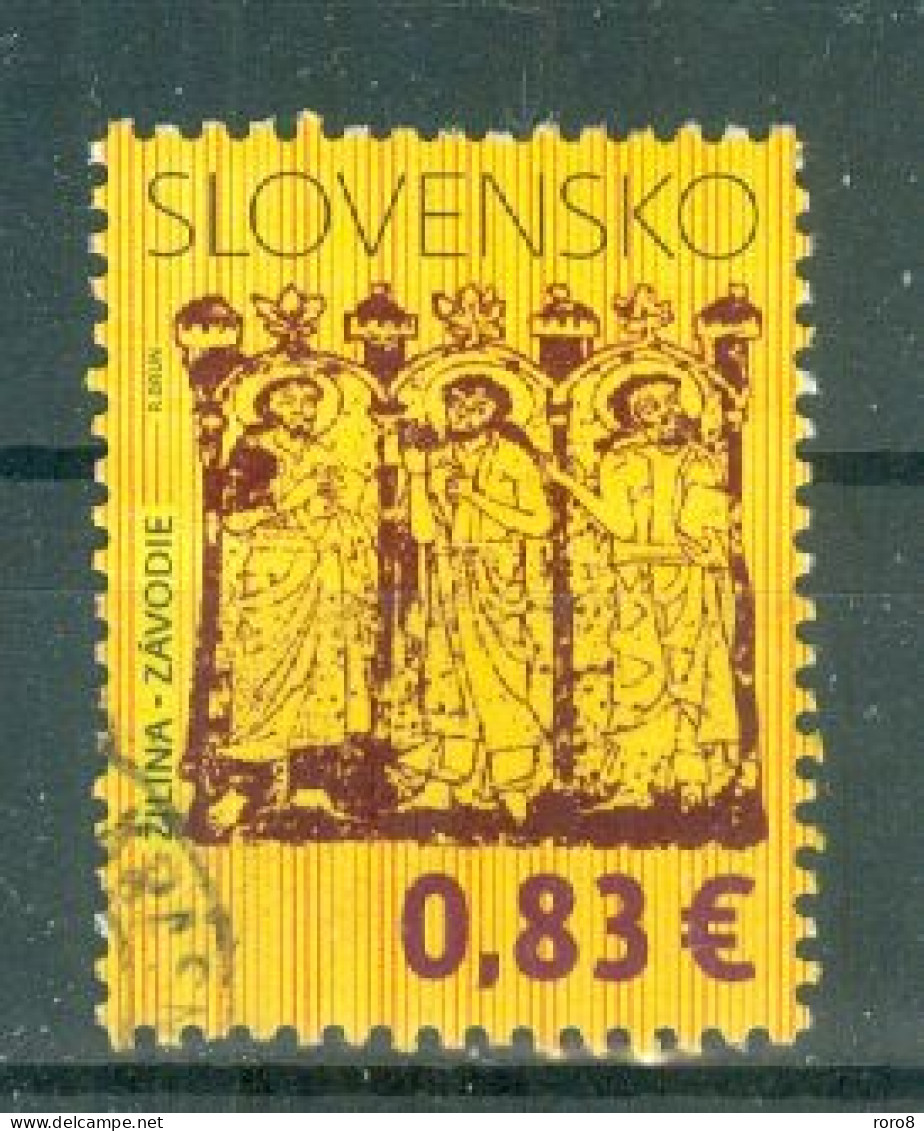 SLOVAQUIE N°531 Oblitéré. Eglises Et Détails Sculptures.. - Used Stamps
