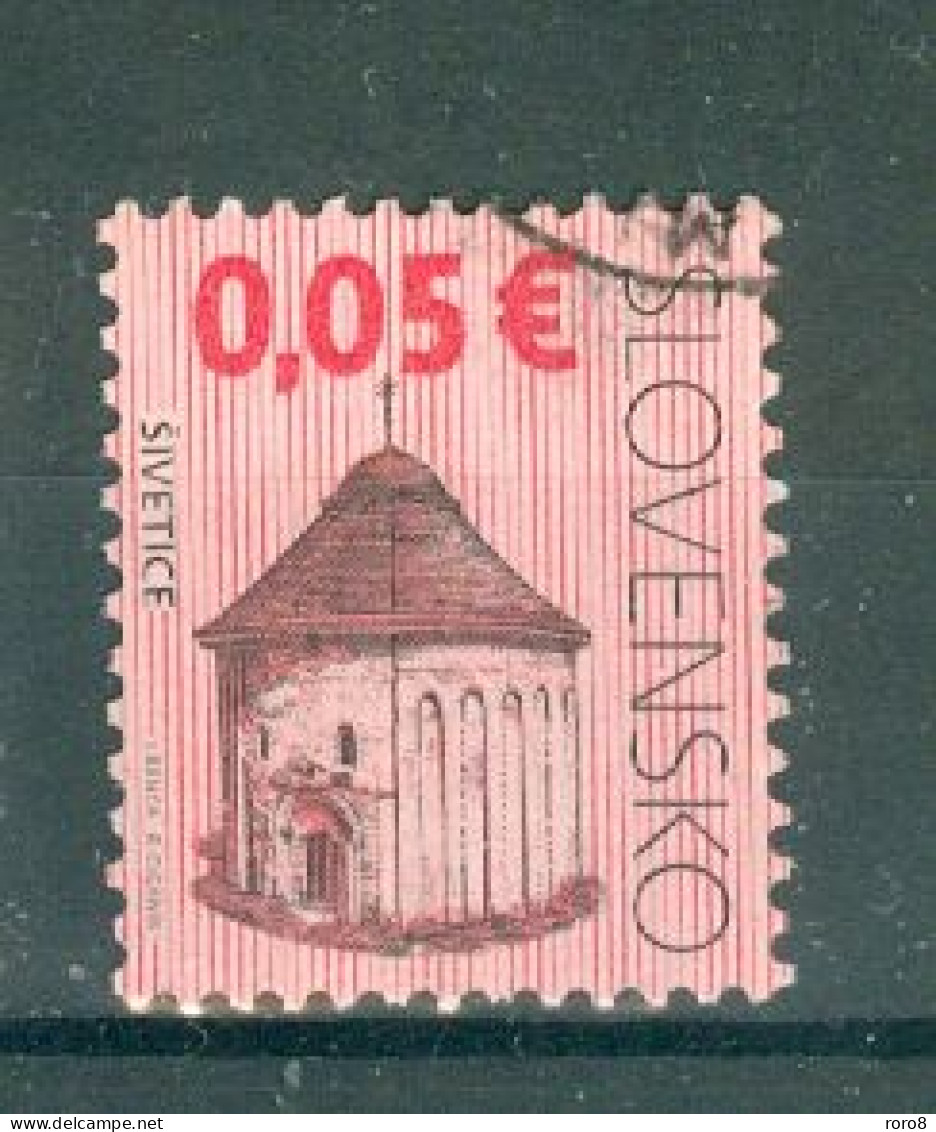 SLOVAQUIE N°523 Oblitéré. Eglises Et Détails Sculptures. - Used Stamps