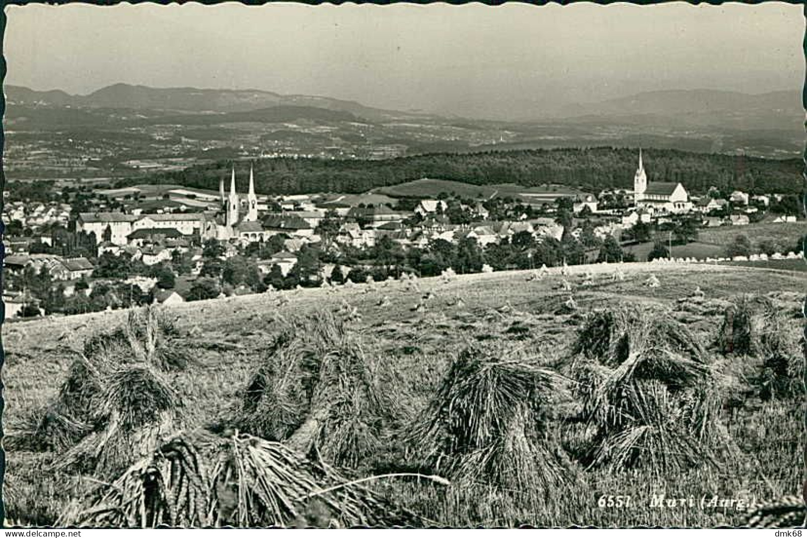 SWITZERLAND - MURI - PANORAMA - EDIT RUD. SUTER - MAILED 1962 (17052) - Muri