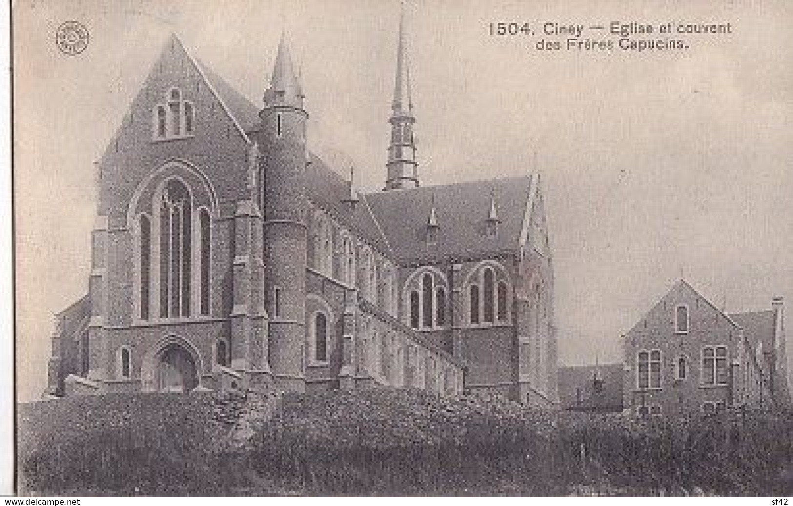 CINEY                   EGLISE ET COUVENT DES FRERES CAPUCINS - Ohey