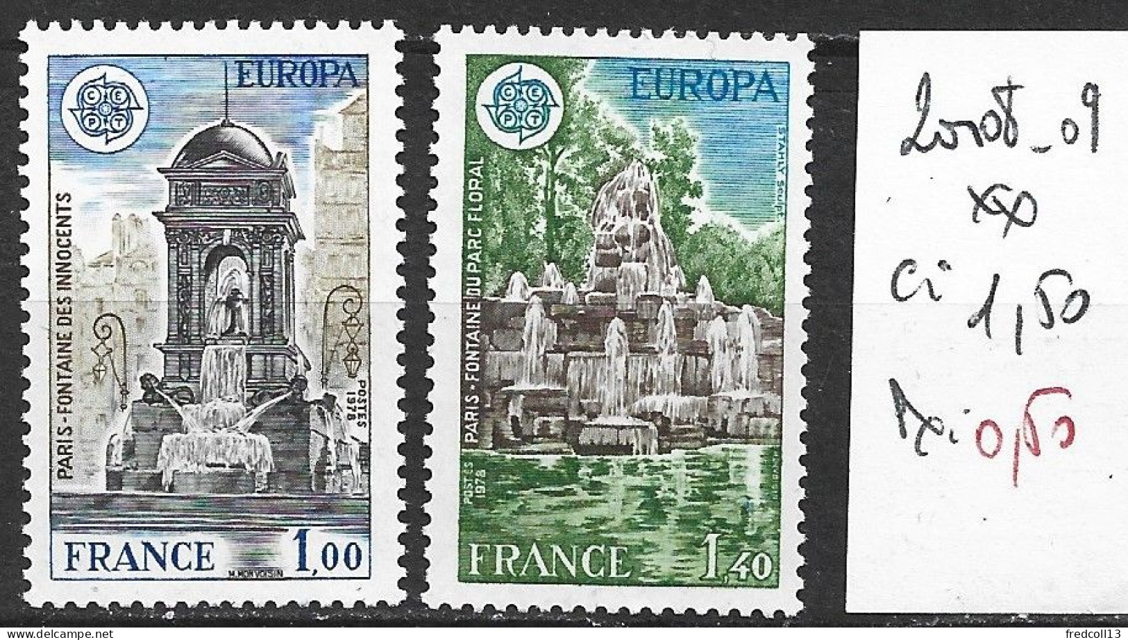 FRANCE 2008-09 ** Côte 1.50 € - 1978