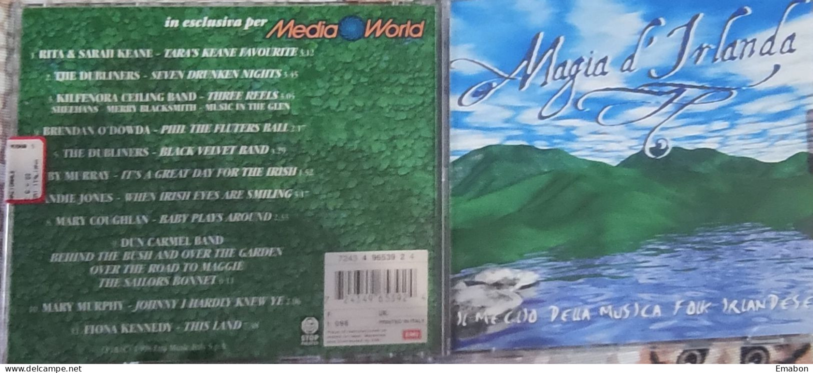 BORGATTA - Cd  - MAGIA D'IRLANDA - IL MEGLIO DELLA MUSICA FOLK IRLANDESE - EMI MUSIC 1998 -  USATO In Buono Stato - Autres - Musique Anglaise