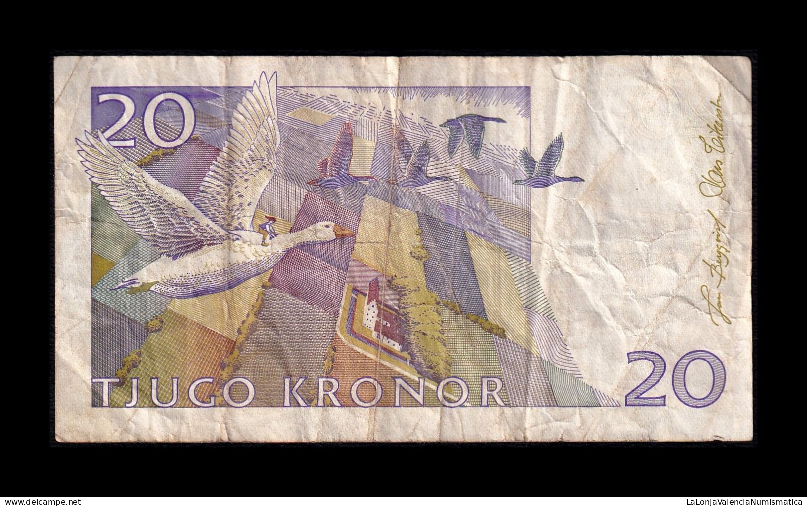 Suecia Sweden 20 Kronor Selma Lagerlöf 2005 Pick 63b Bc F - Zweden