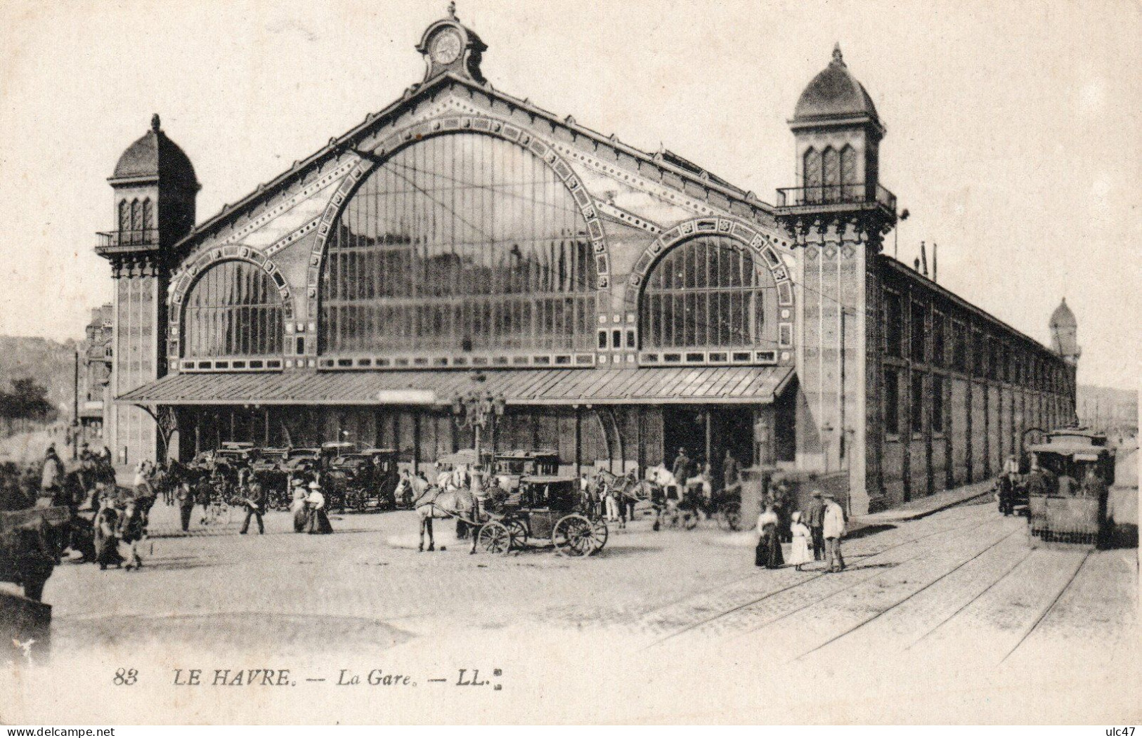 - 76 - LE HAVRE. - La Gare. - Scan Verso - - Station