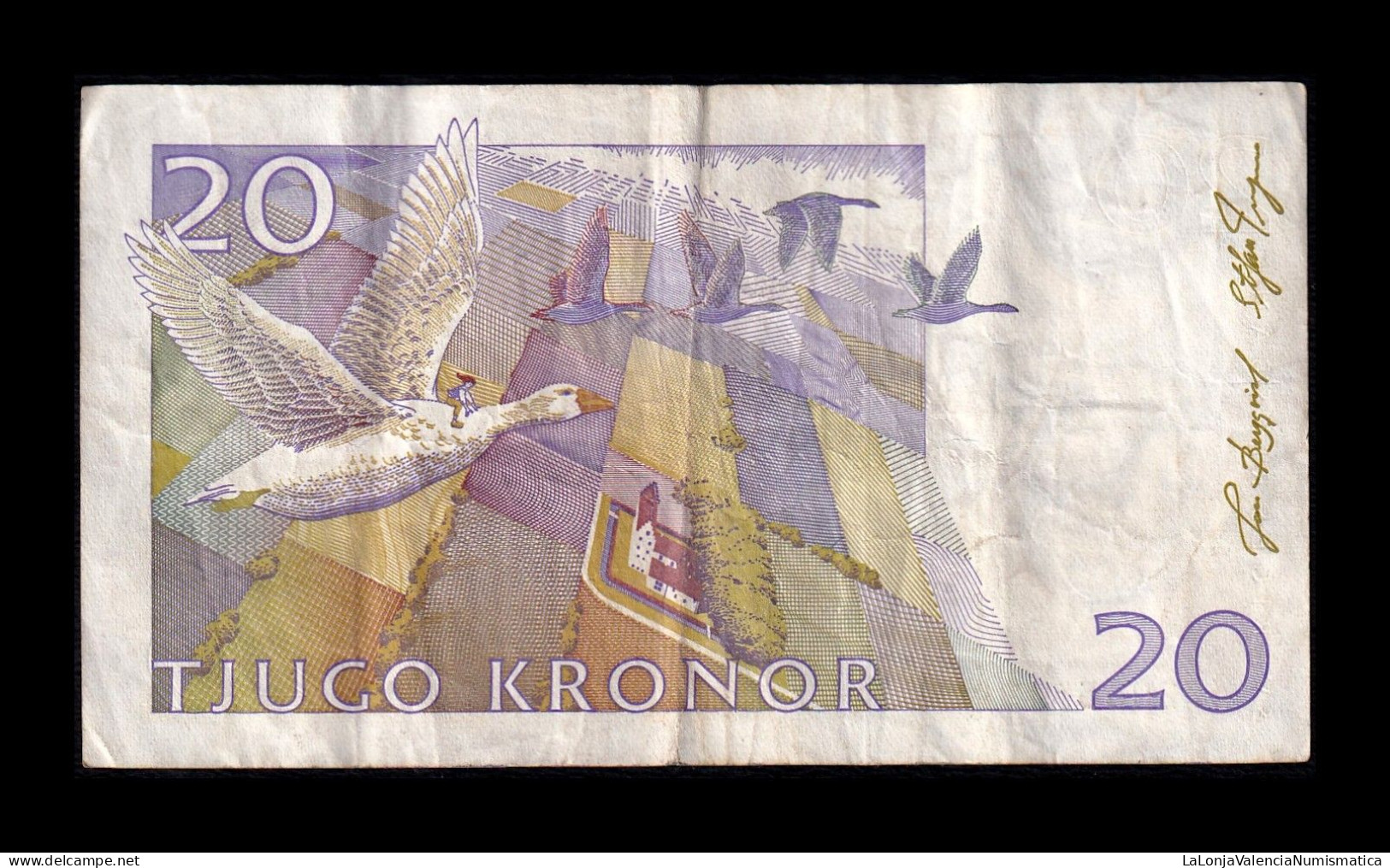 Suecia Sweden 20 Kronor Selma Lagerlöf 2006 Pick 63c Bc F - Svezia