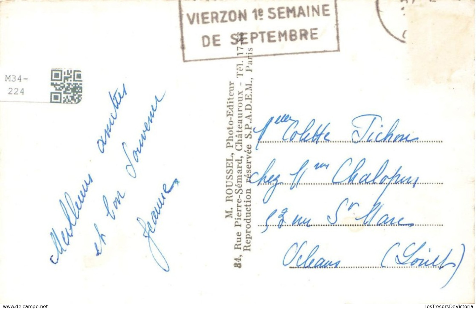 FOLKLORE - Au Berry - Jules Gilbert - Âne - Paysans - Carte Postale - Personen