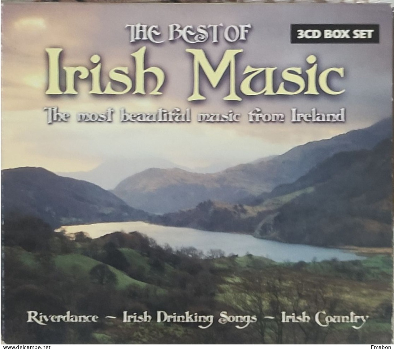 BORGATTA - 3cd -BEST OF IRISH MUSIC - RIVERDANCE, IRISH DRINKING SONGS, IRISH COUNTRY -  USATO In Buono Stato - Other - English Music