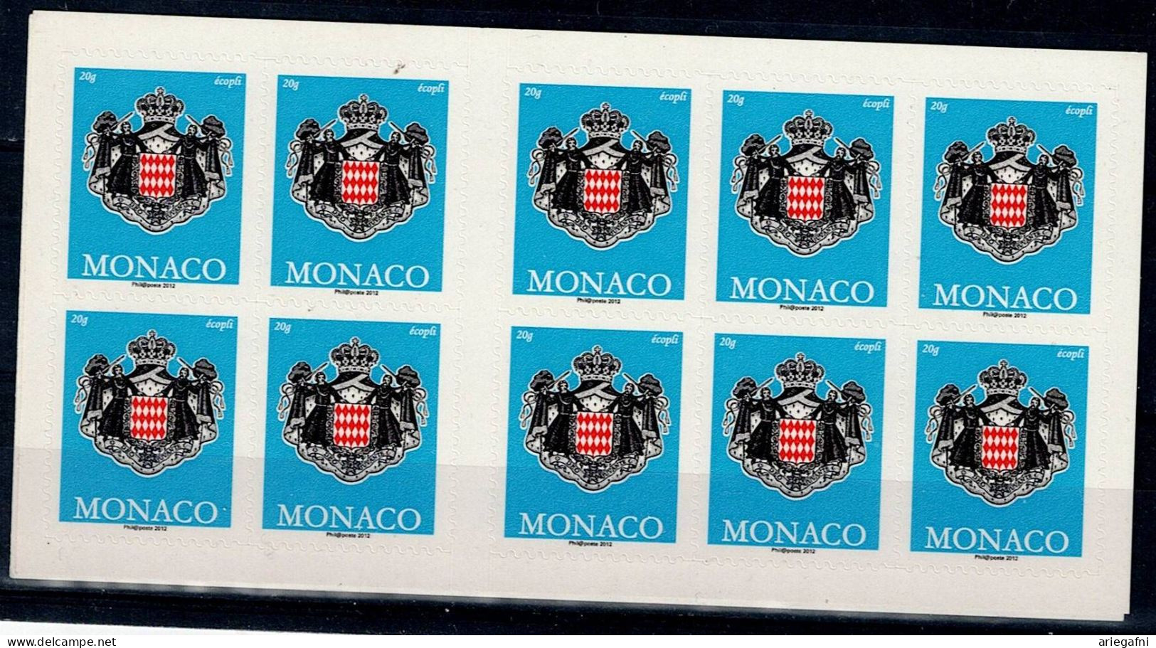 MONACO 2013 STATE COAT OF ARMS BOOKLET MI No 3084 MNH VF!! - Carnets