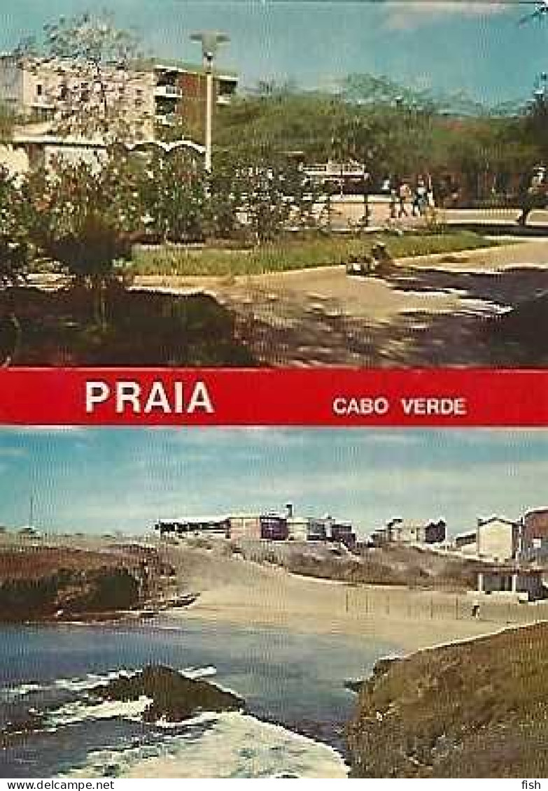 Cape Verde  ** & Postal, Portugal Ultramar, Praia, Multi, Ed. Comer (403) - Cap Vert