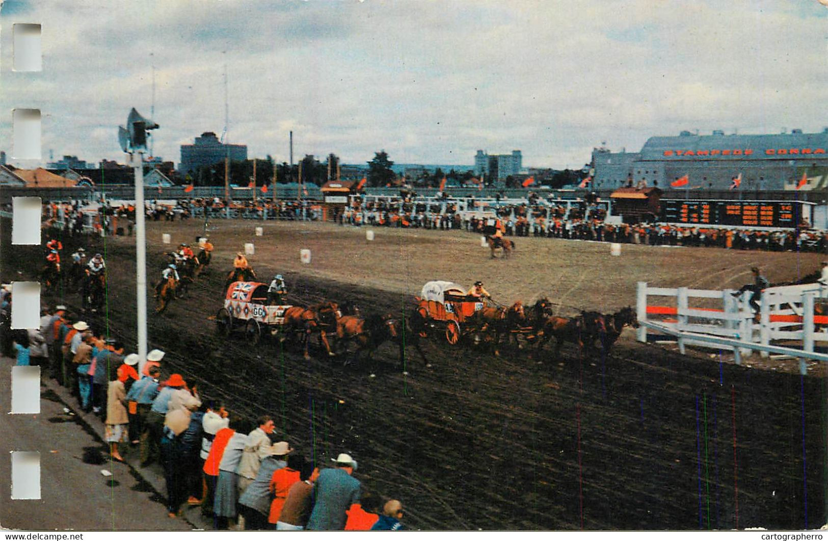 Canada Calgary The Chuckwagon Races 1987 - Calgary