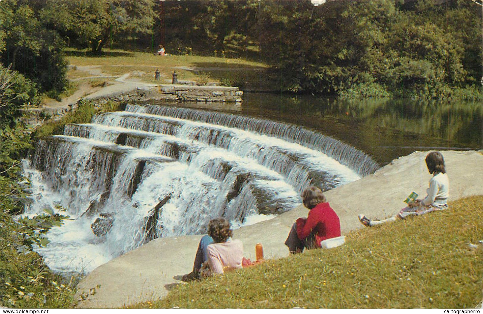 United Kingdom England Derbyshire Waterfall - Derbyshire