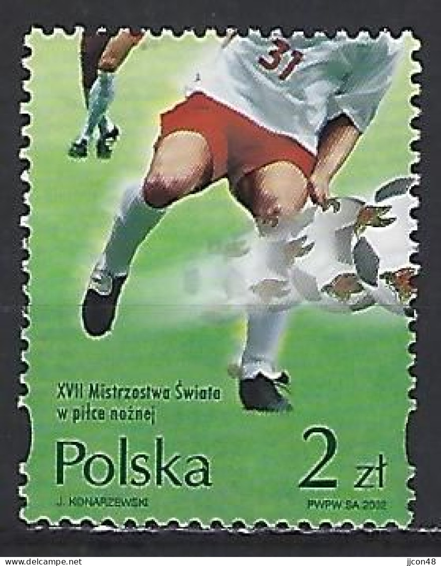 Poland 2002  Football World Cup (**) MNH  Mi.3979 - Unused Stamps