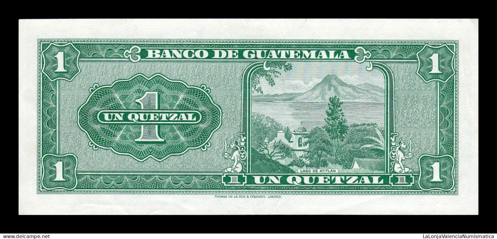 Guatemala 1 Quetzal 1970 Pick 52g(2) Ebc/+ Xf/+ - Guatemala