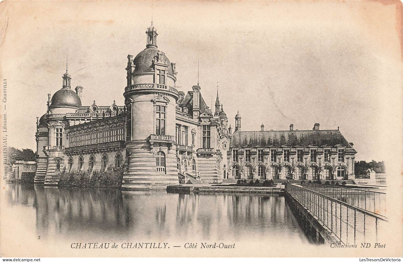 FRANCE - Château De Chantilly - Côté Nord-Ouest - Carte Postale Ancienne - Chantilly