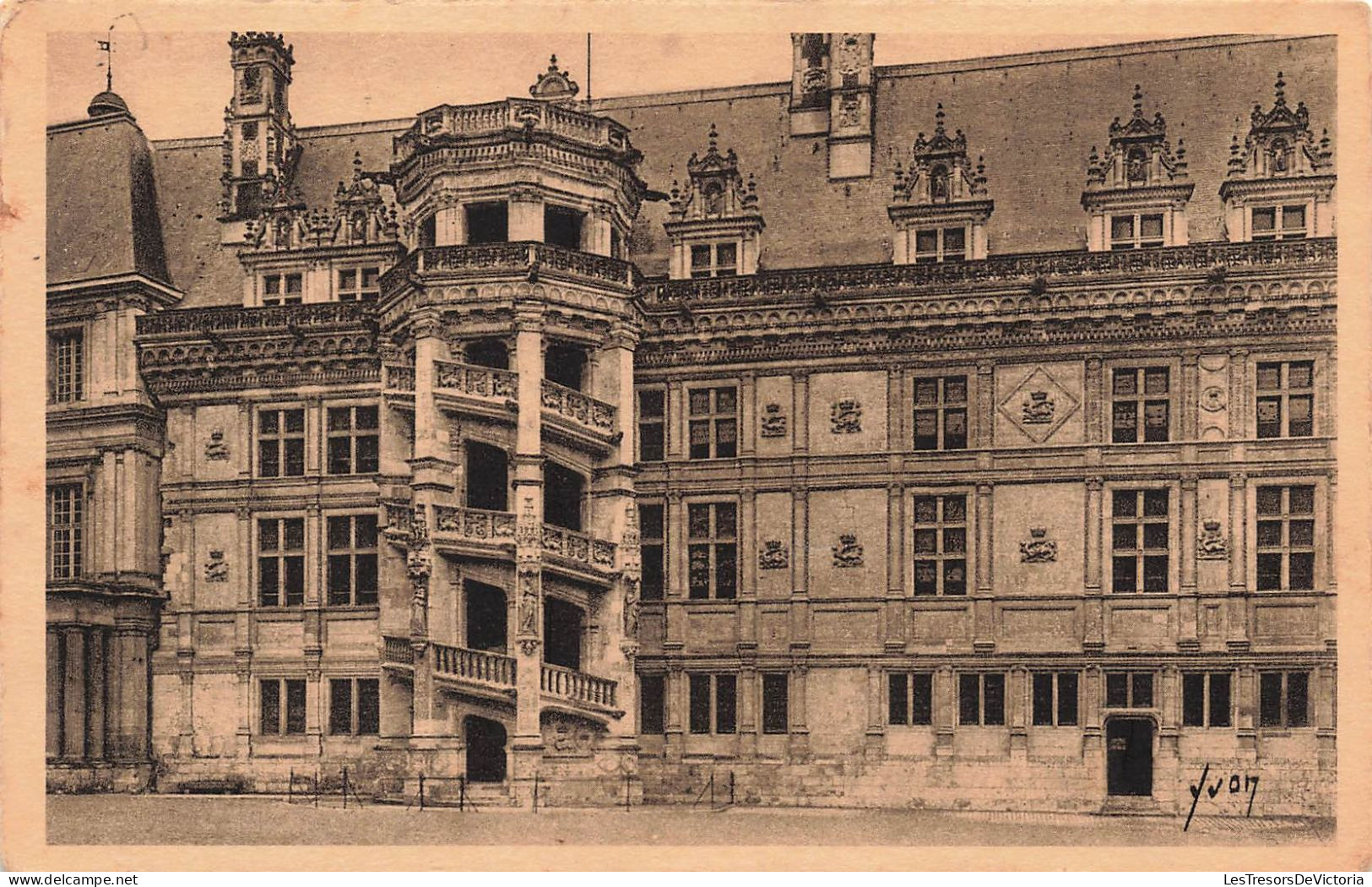 FRANCE - Blois - Le Château - Escalier François Ler - Carte Postale Ancienne - Blois